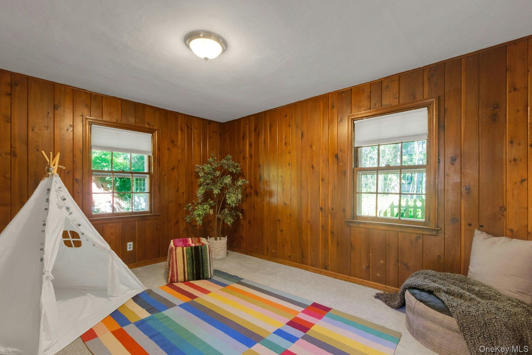 1st floor bedroom, set up as a den/playroom