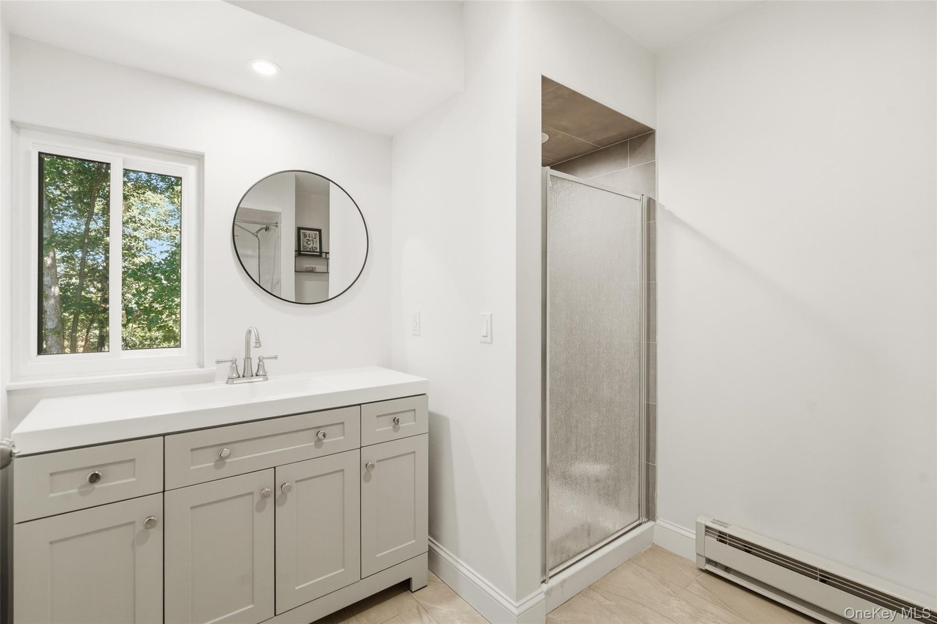 Large En-Suite Bath with both a Tub/Shower and a Separate Shower, Vanity Area