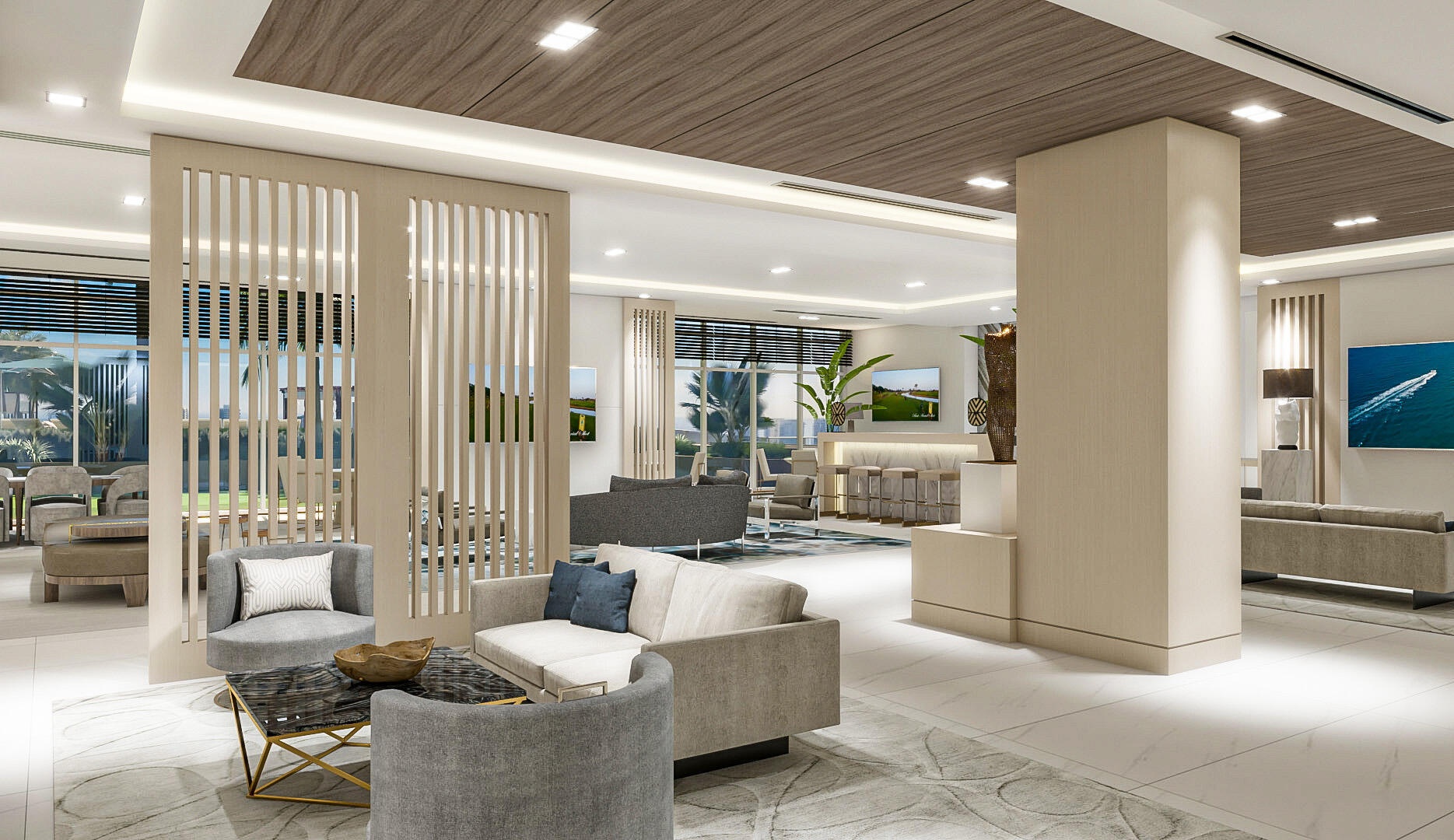 6th Floor Event Room Rendering