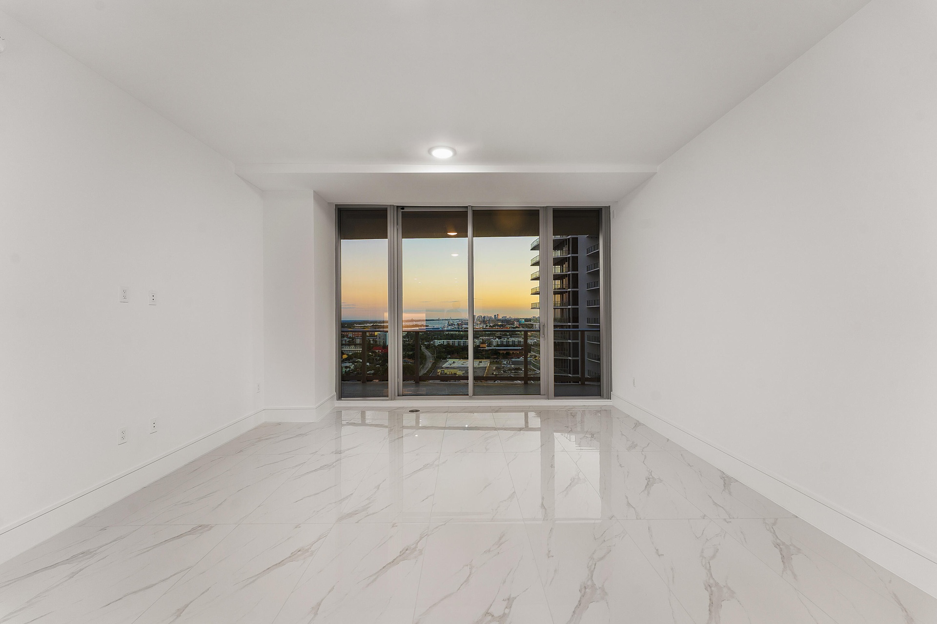 Living Area; South; Sunset