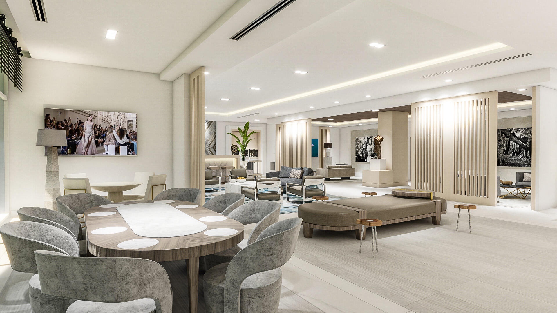 6th Floor Club Room/Event Room Rendering