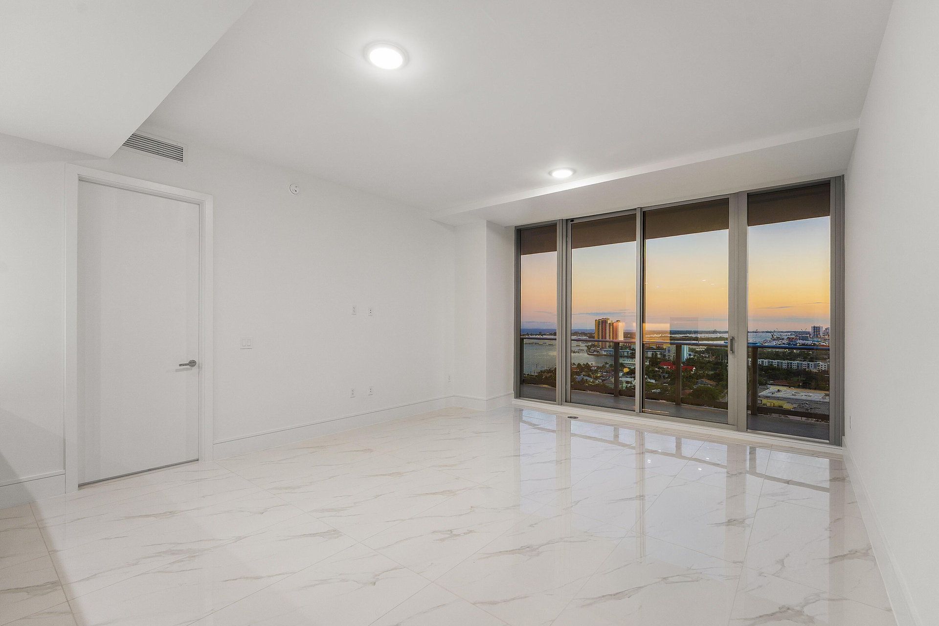 Living Area; South; Sunset