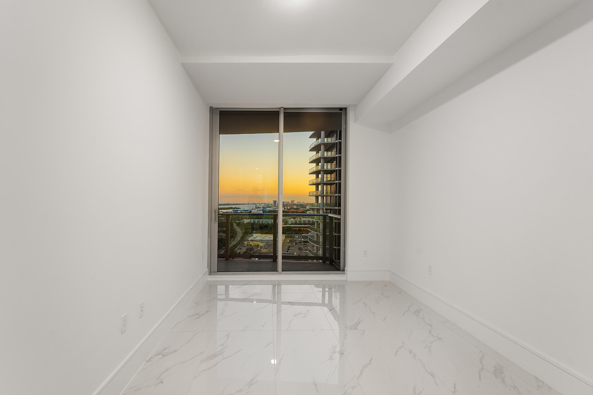 Guest Bedroom; South; Sunset