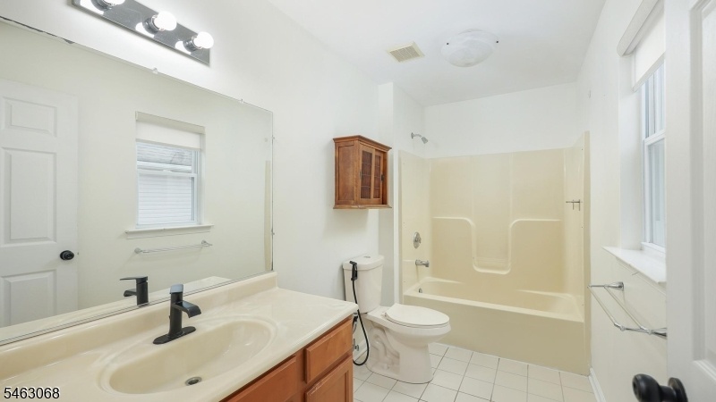 spacious bathroom