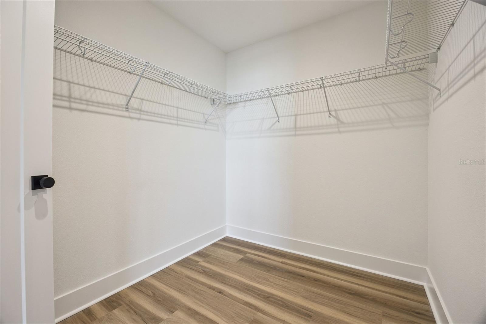Primary closet
