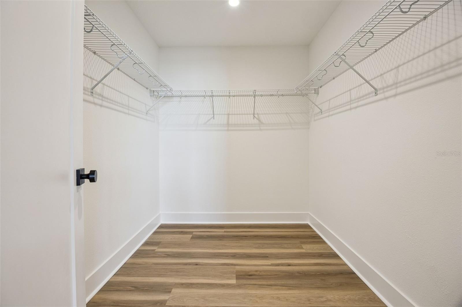 Primary closet