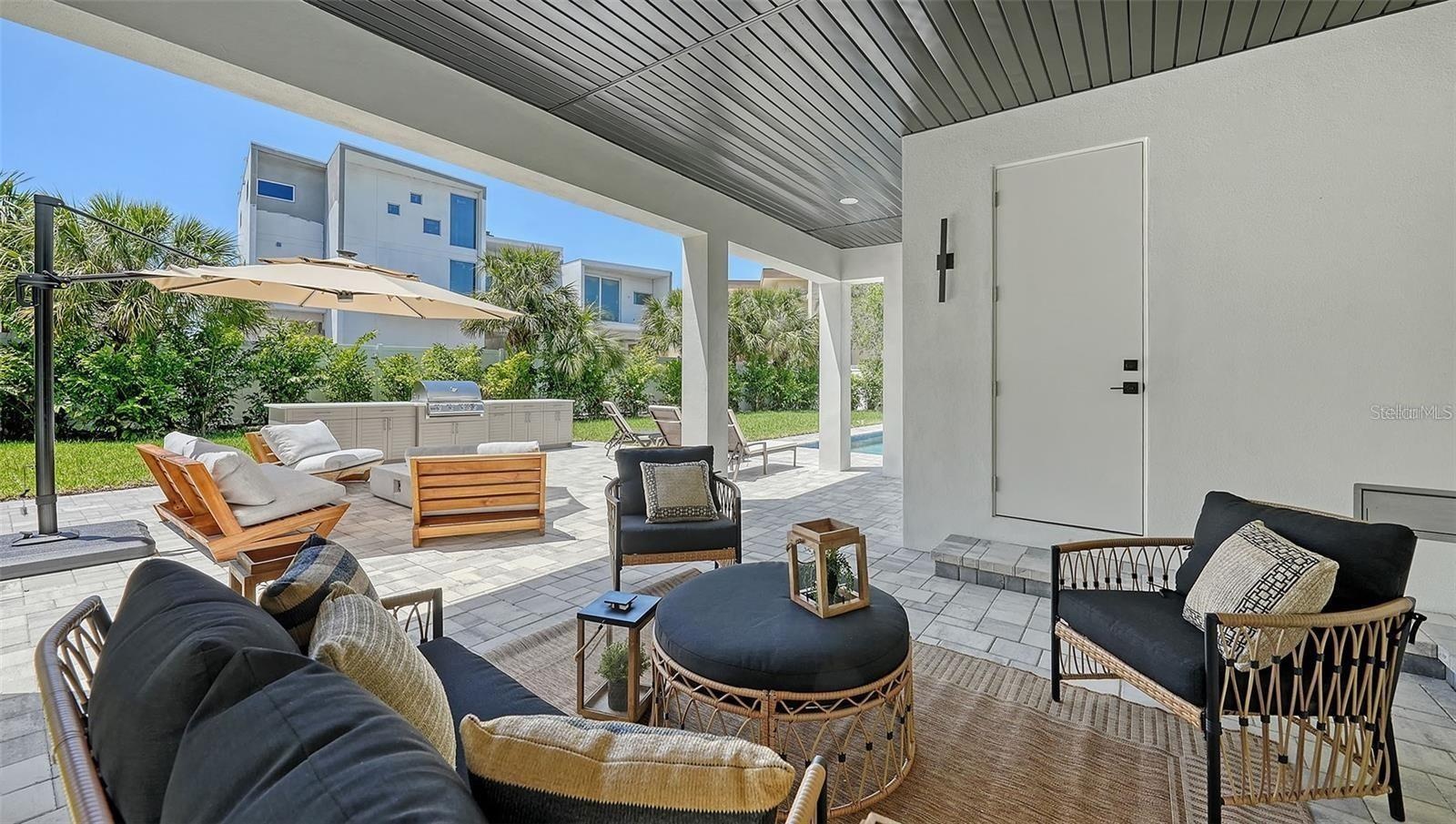 Ground level patio