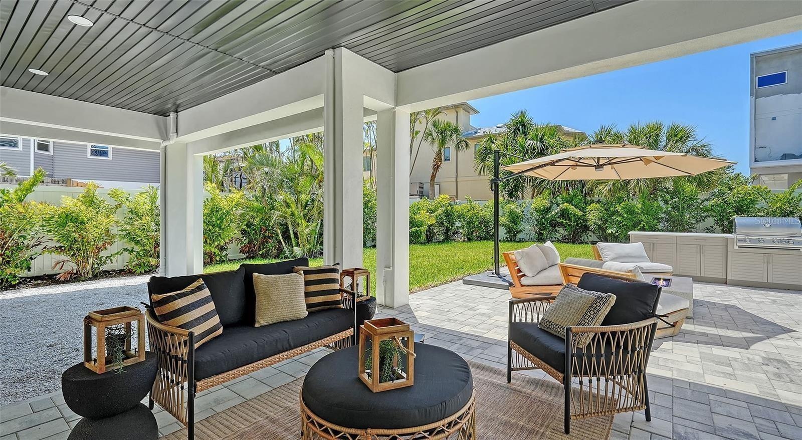 Covered patio