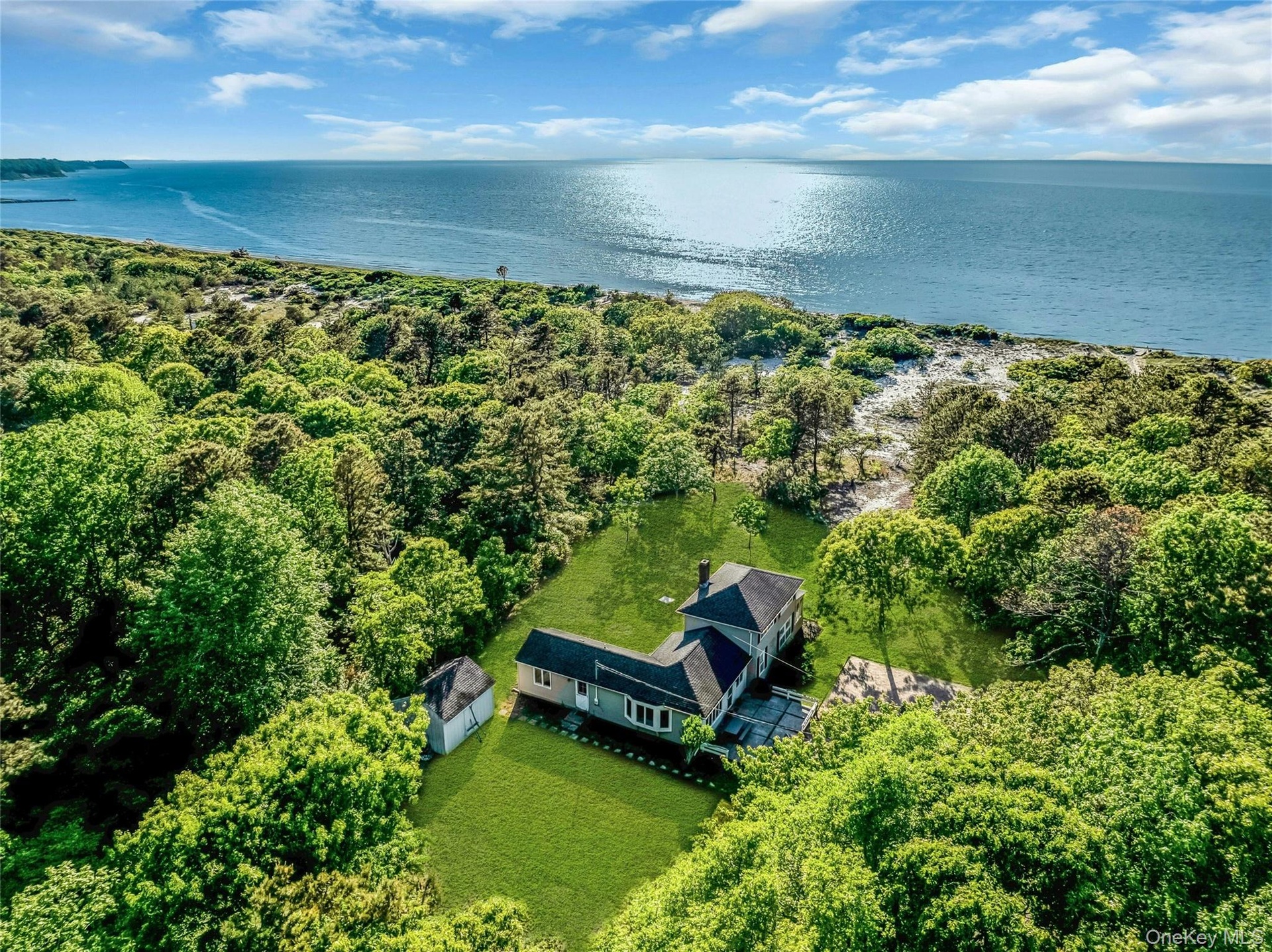 Aerial View - beach house