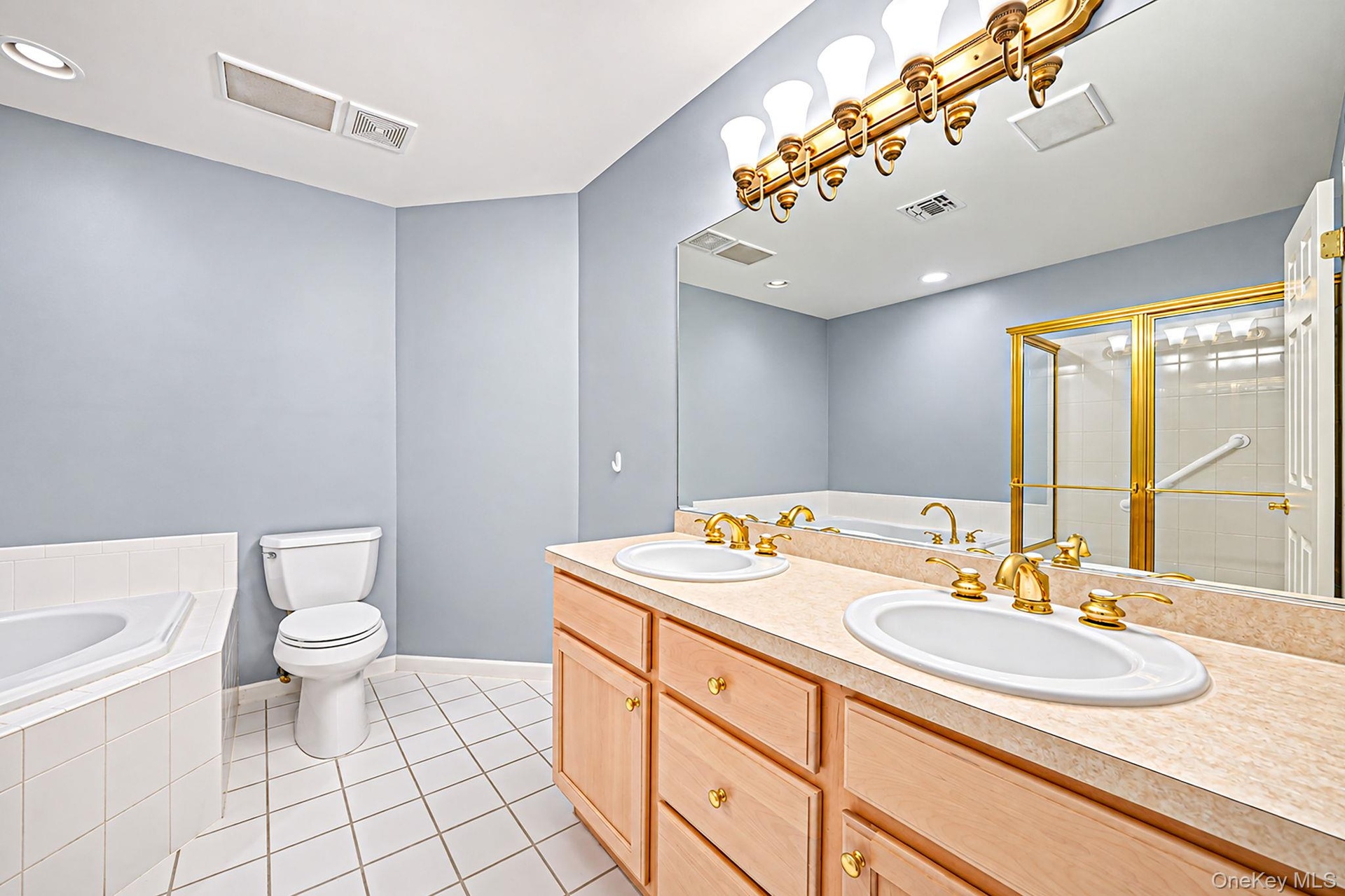 Large primary bathroom