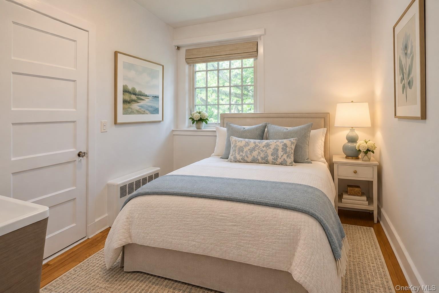 Virtually staged 3rd Bedroom