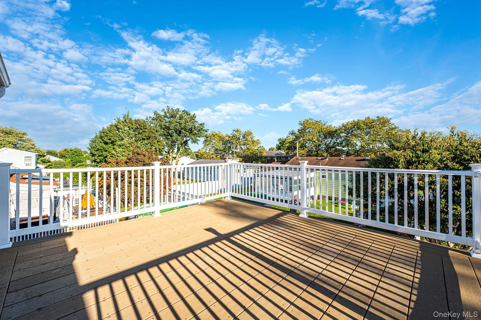second floor deck
