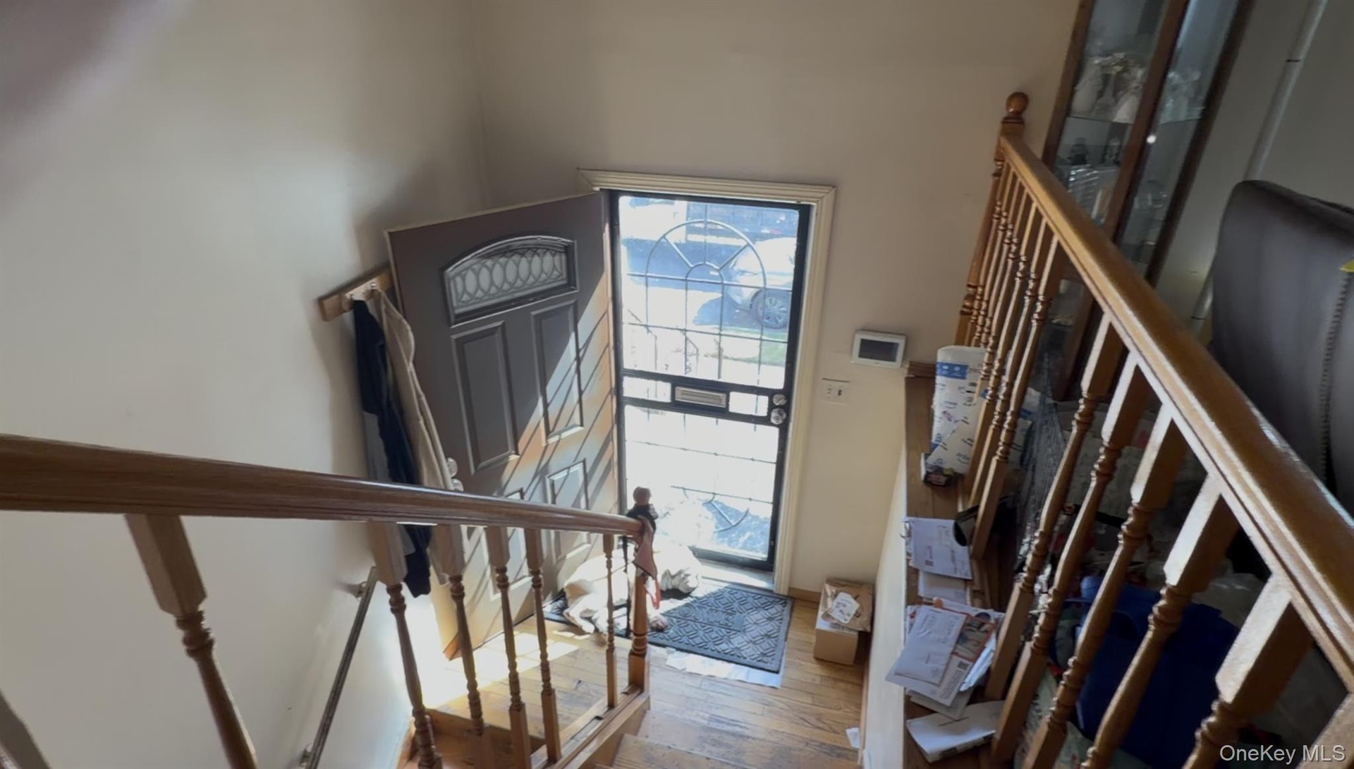 2 story split level entrance