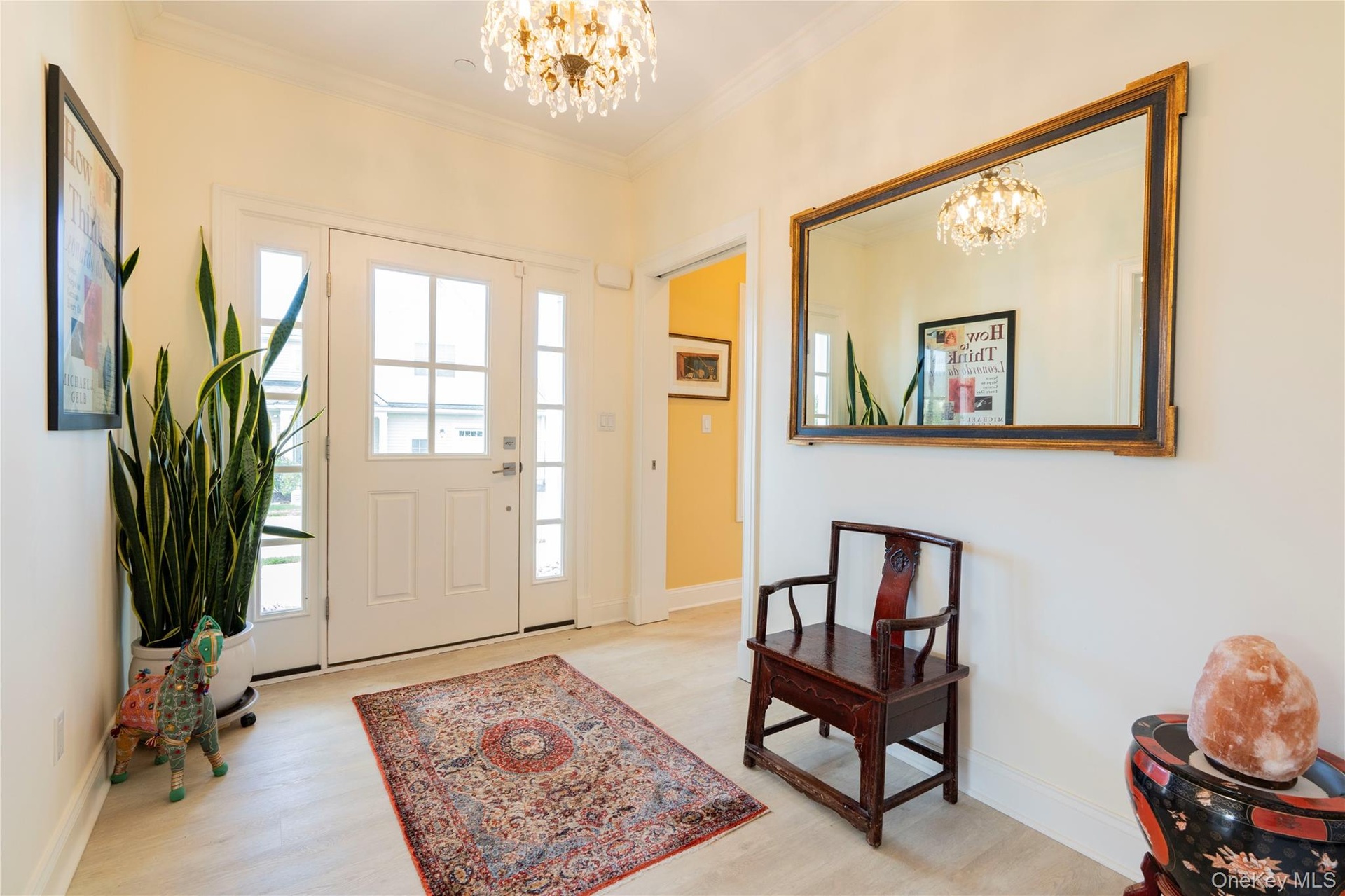 Sunny Open Foyer Entrance into Home