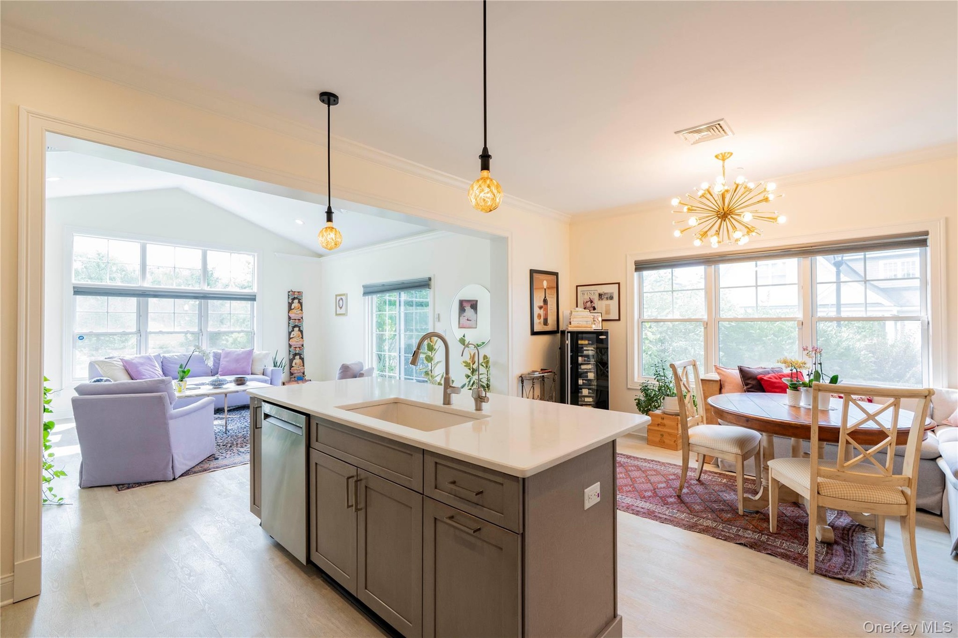 Kitchen & Dining Area is Open to Living Room