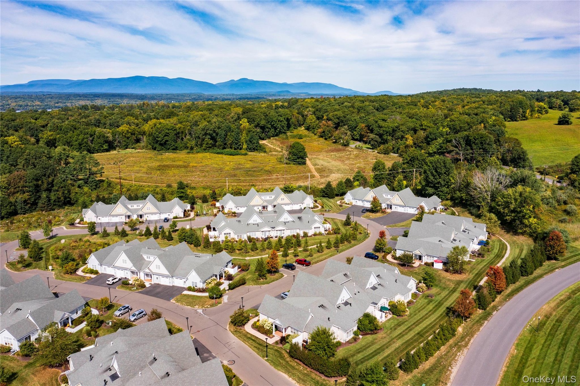 Aerial View of the Lovely Oakwood Lane Neighborhood