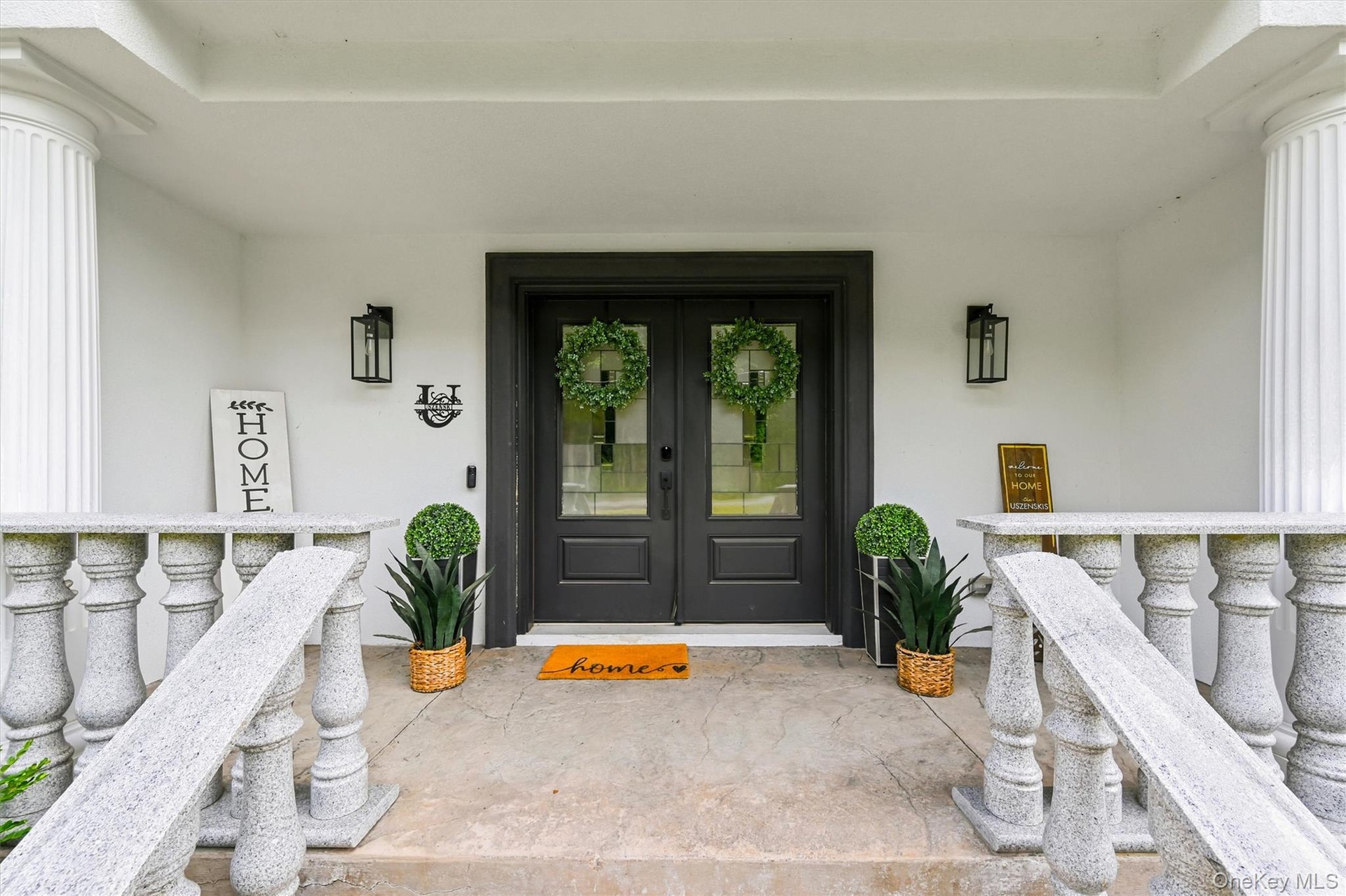 Double front door