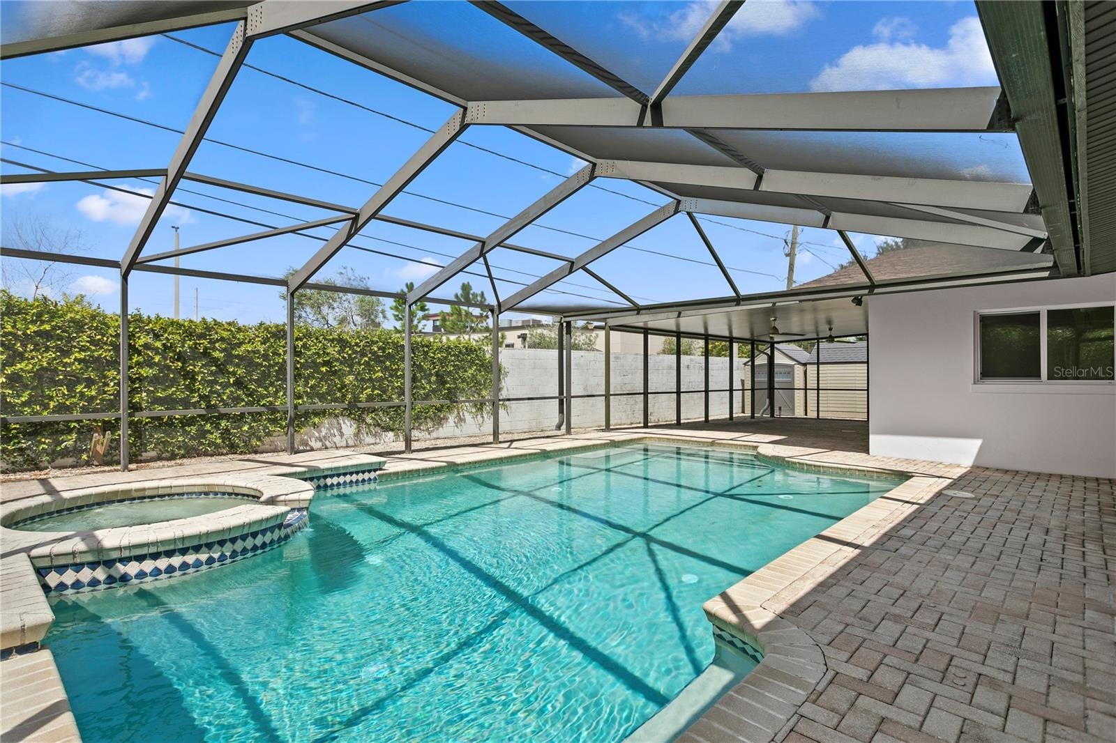 Step outside to discover your very own private oasis.