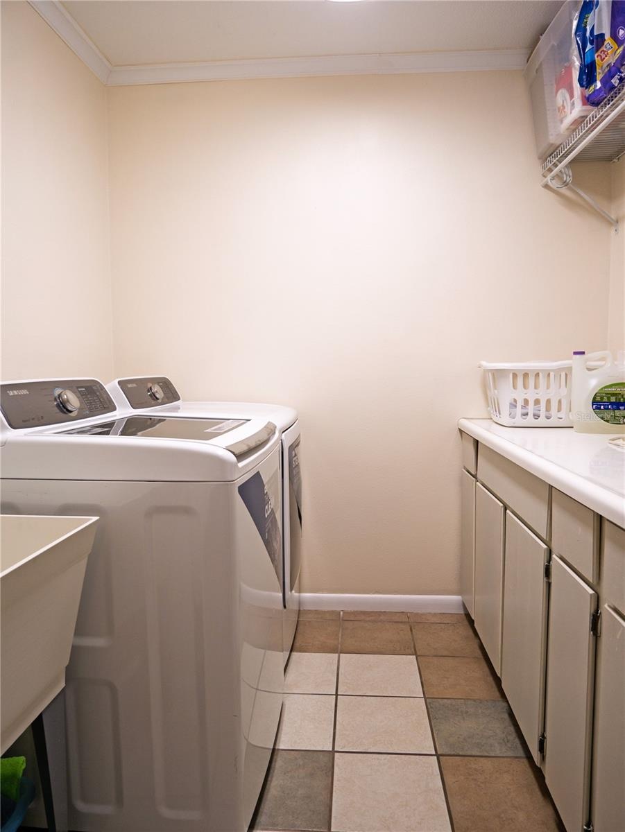 Laundry Room (First Floor off of the Garage)