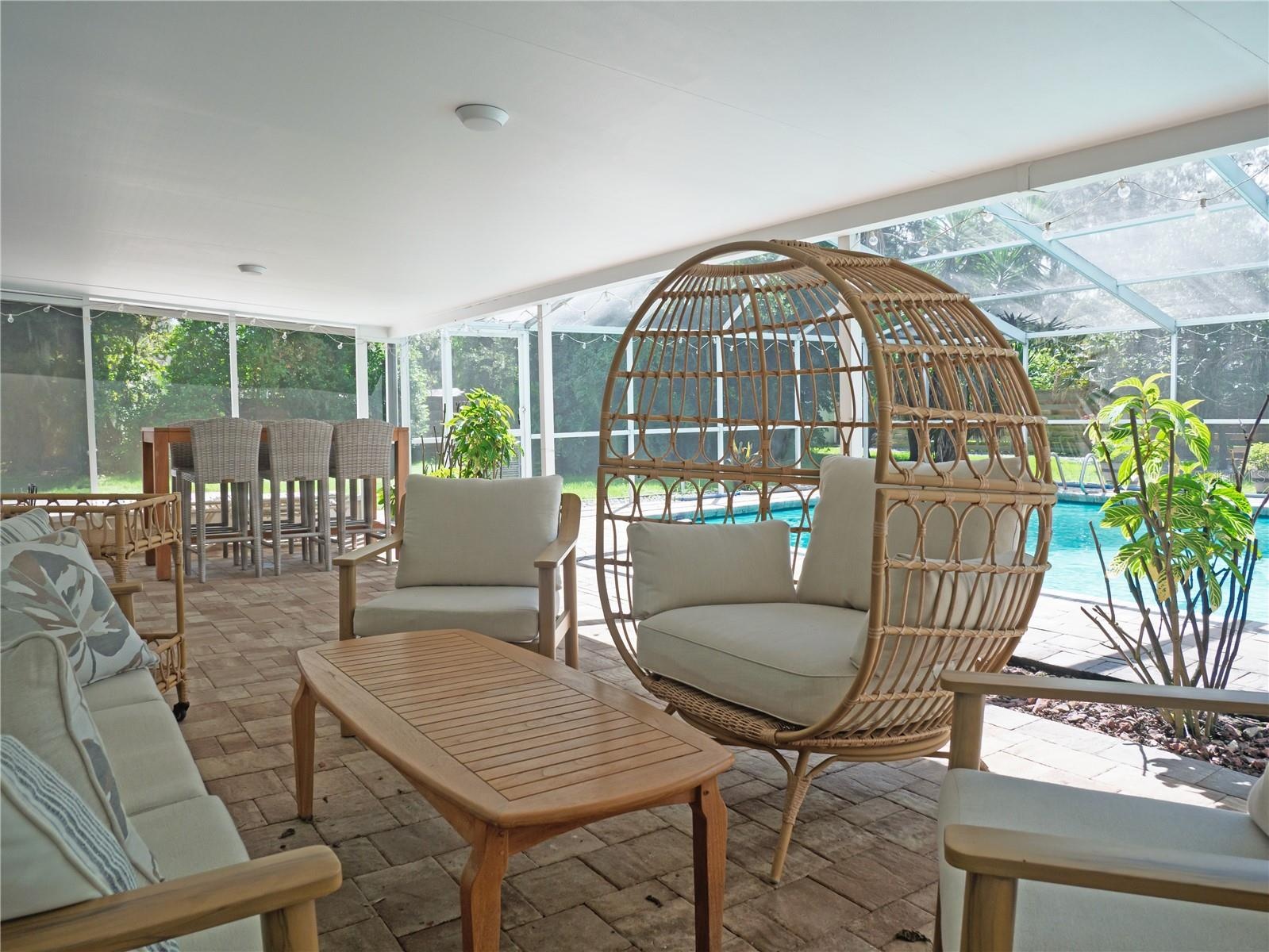 Covered Screened in Patio