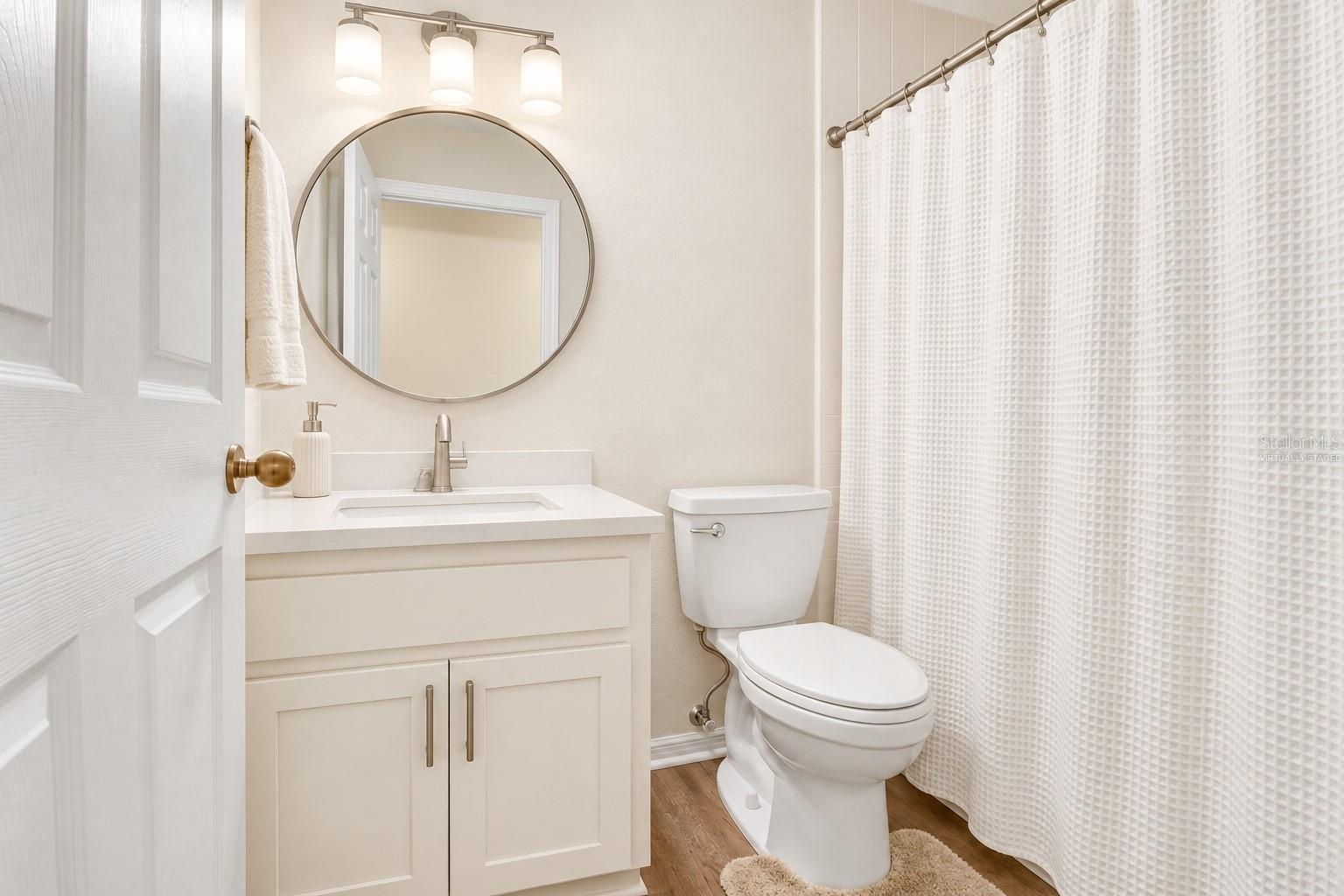 Virtually Staged - Hall bath Vanity Swap