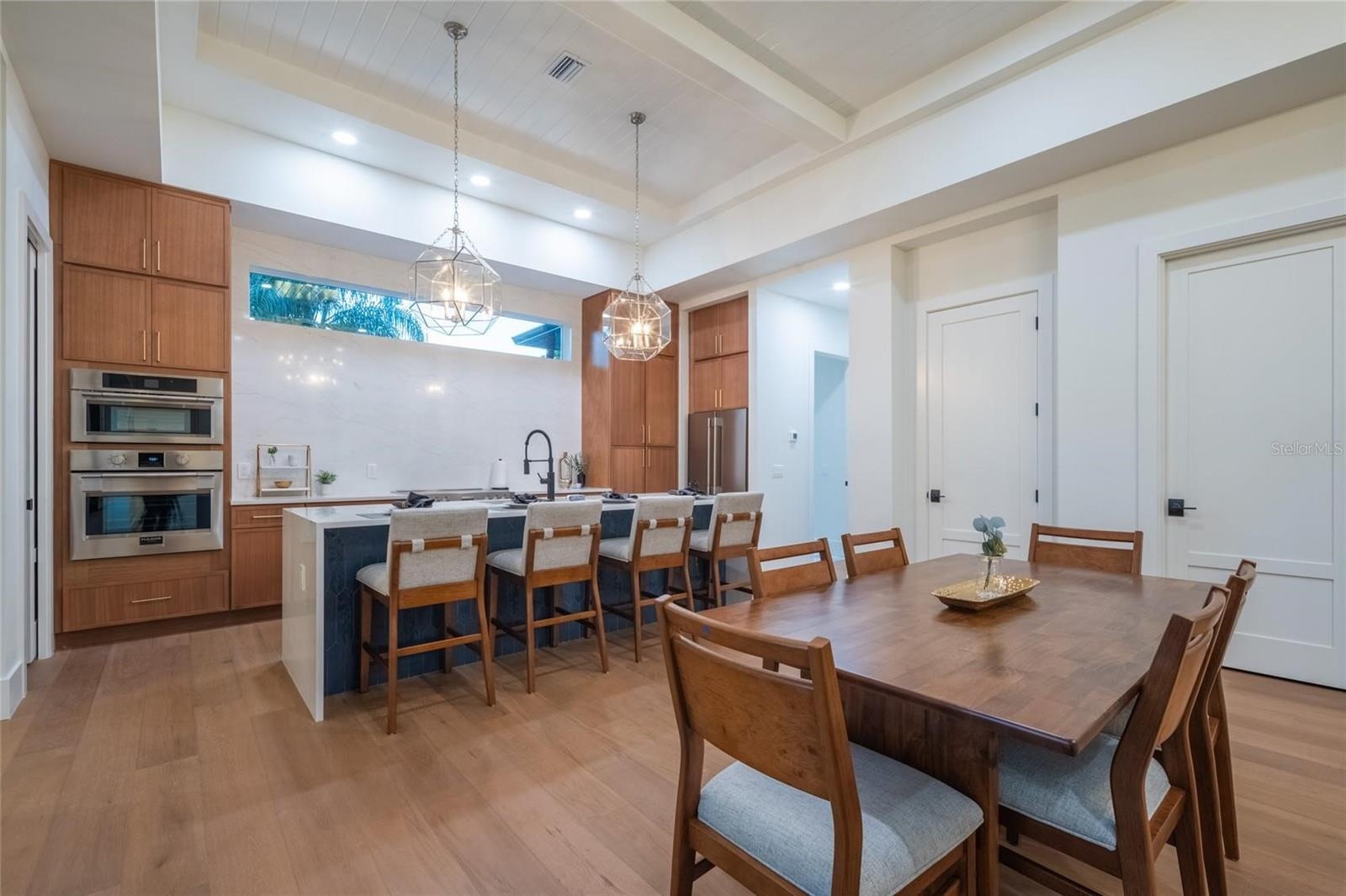 Two large storage closets to the right