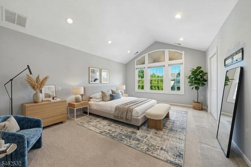 Virtual staged Primary Bedroom