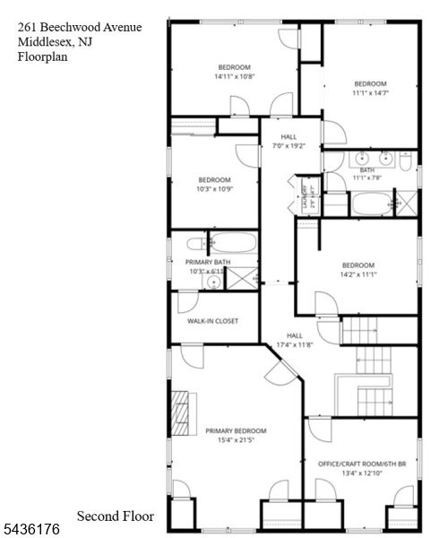 Floor Plan Second Floor
