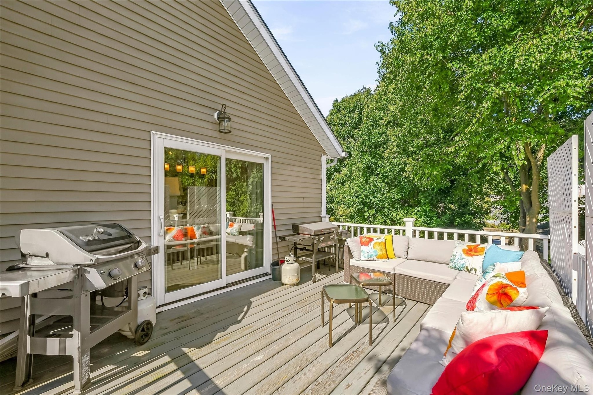 Deck from dining room