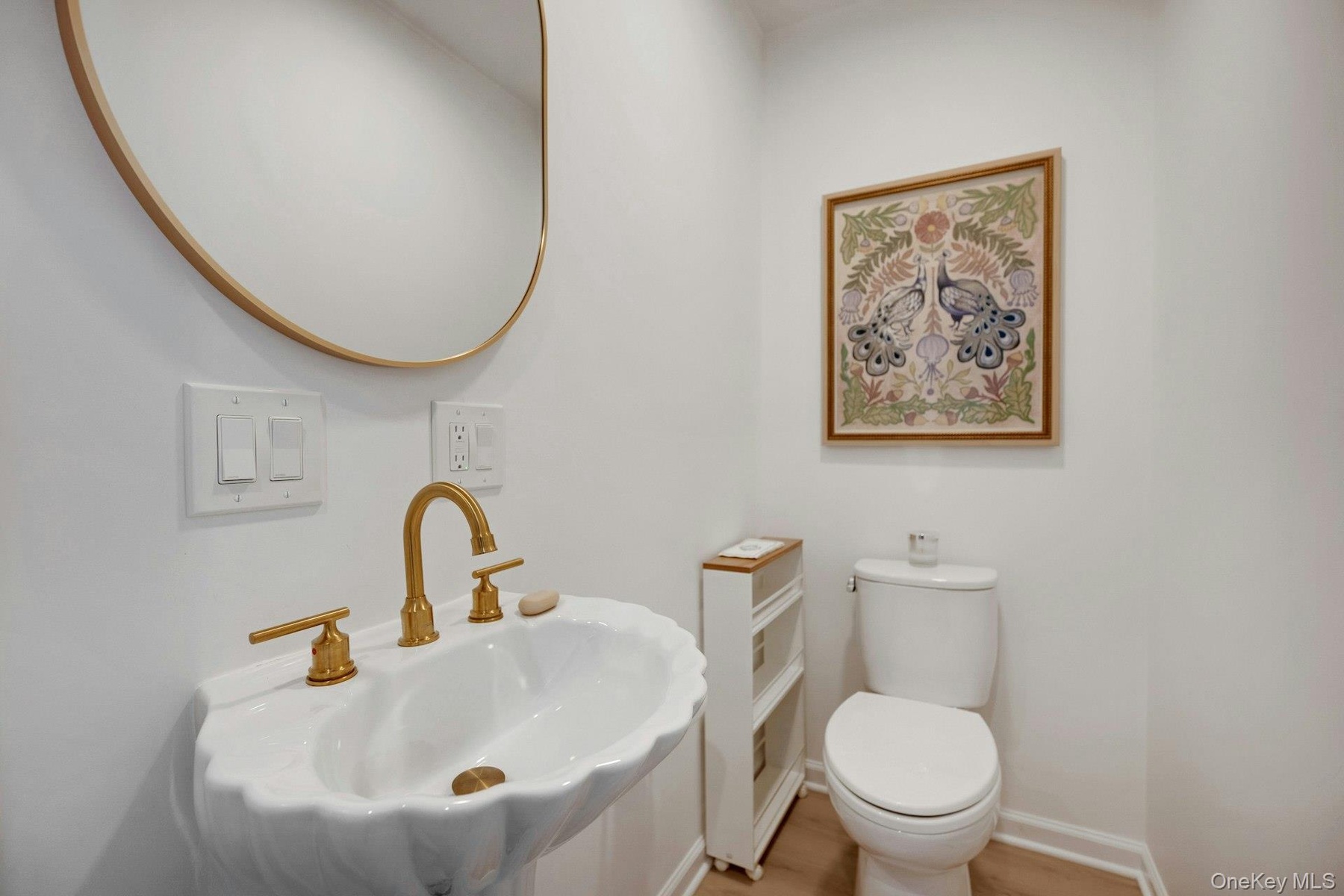 Powder room on main level...