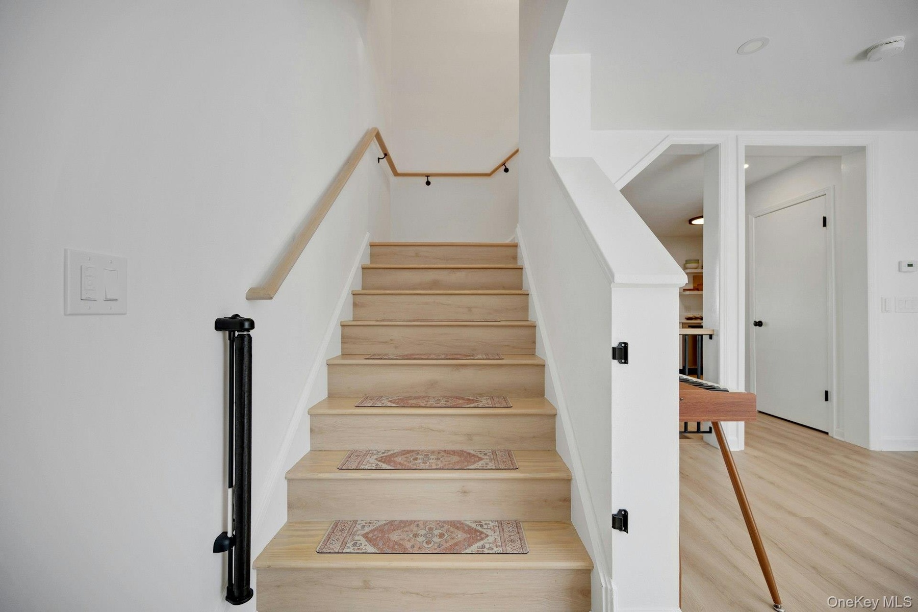 Custom chair railings, risers. Wide comfortable steps...