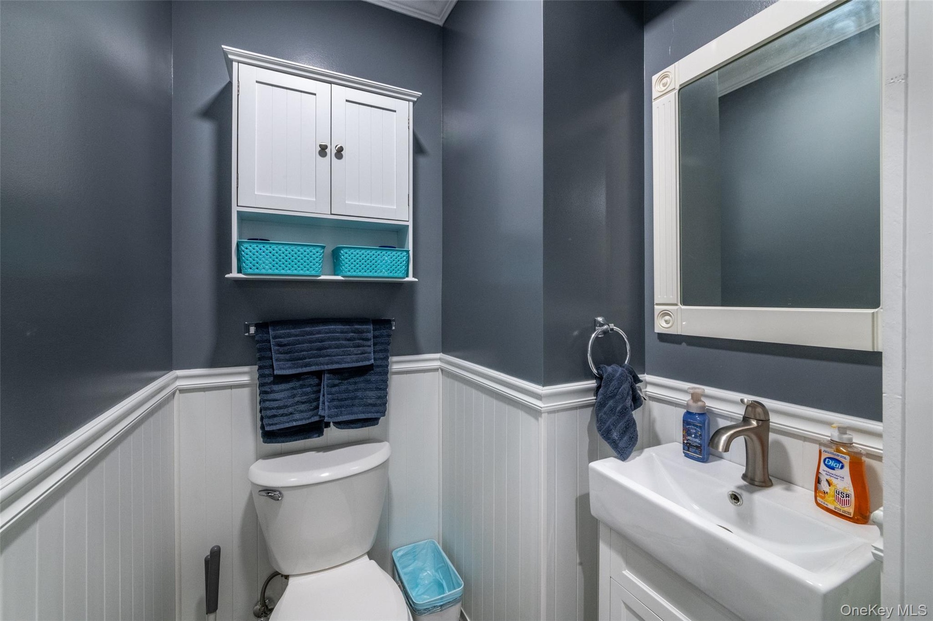 first floor powder room