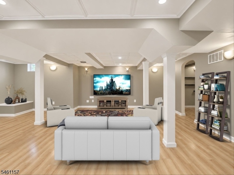 VIRTUALLY STAGED REC ROOM