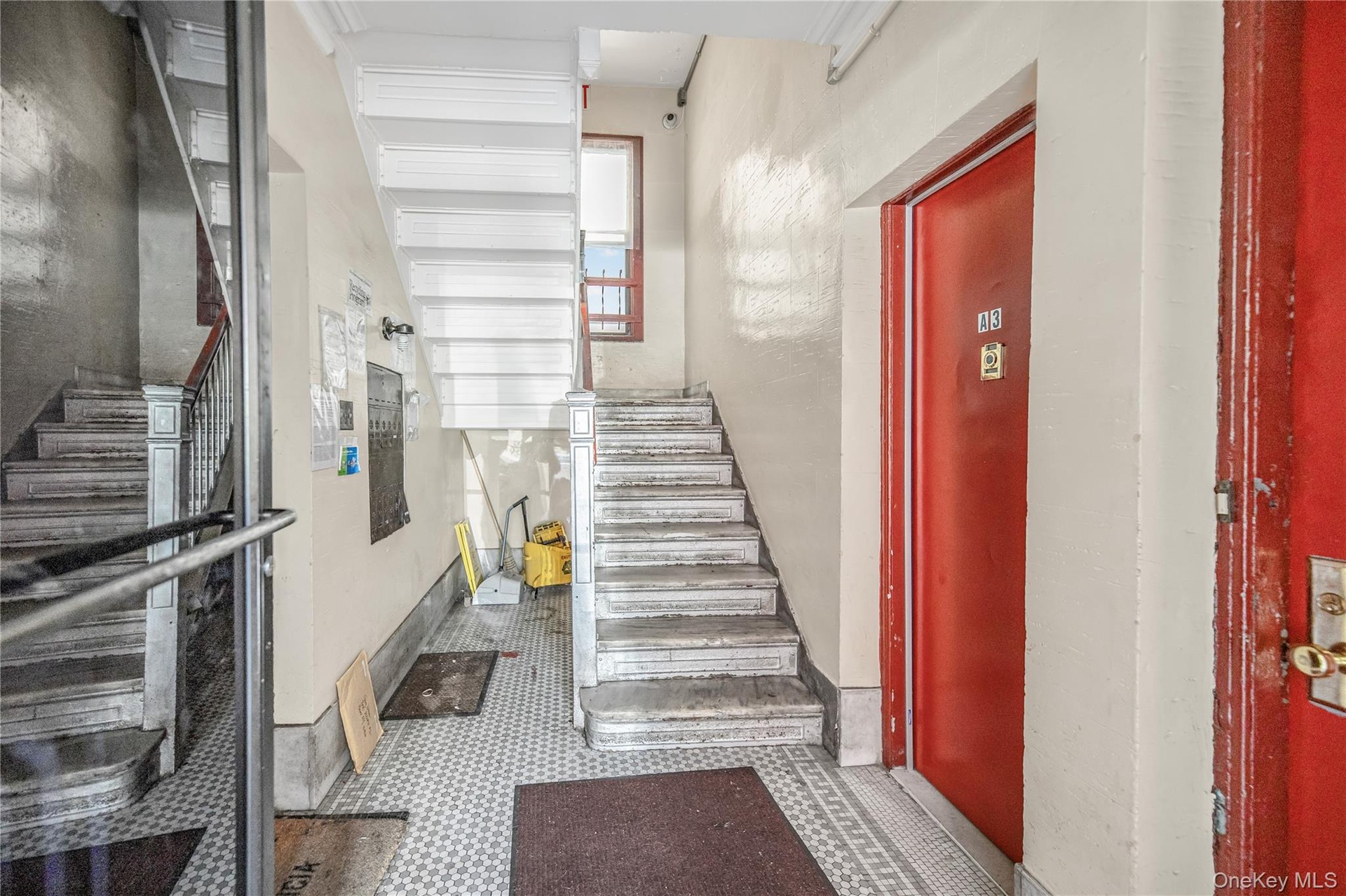 Stairs featuring elevator