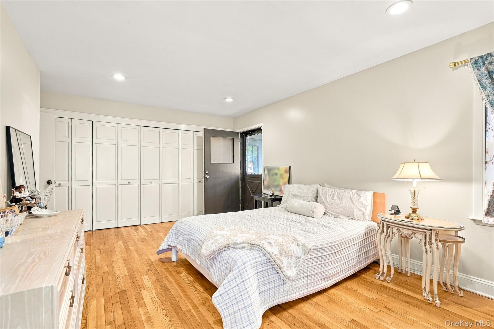 The primary has a convenient direct access door to your exterior ratio.