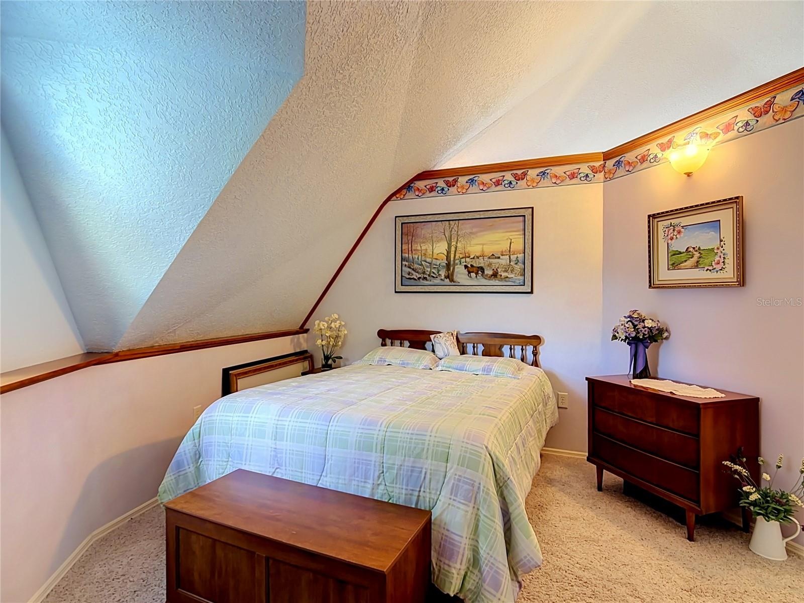 Second bedroom upstairs.