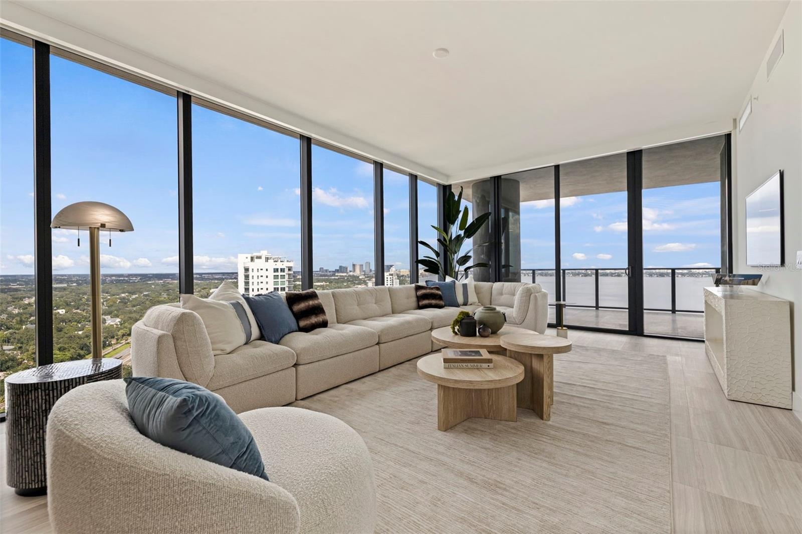 Everyday living, elevated by light, scale and sweeping water views.