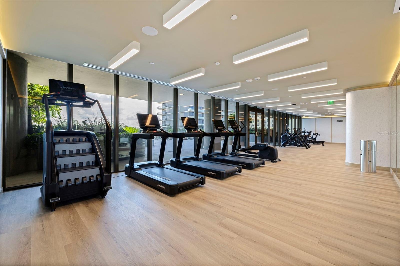 Cardio with a view—because even the workout spaces feel considered.