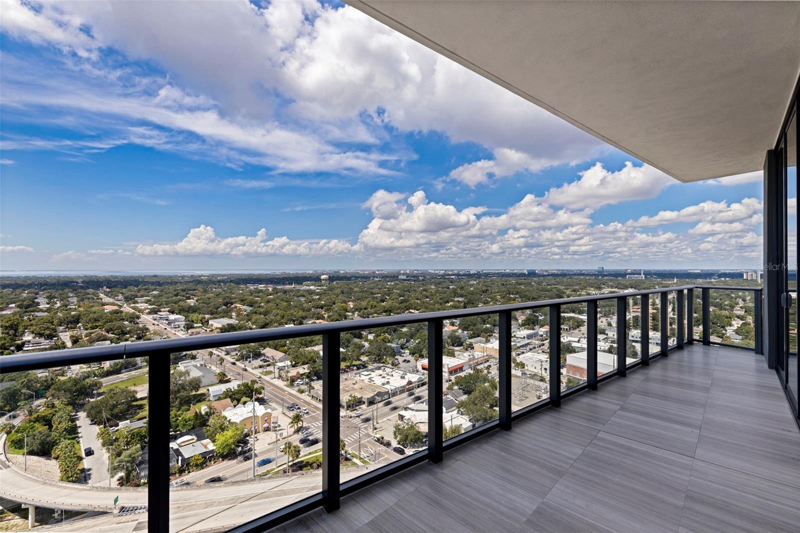 Sunset Balcony to step out on from Bedroom 2 and 3.