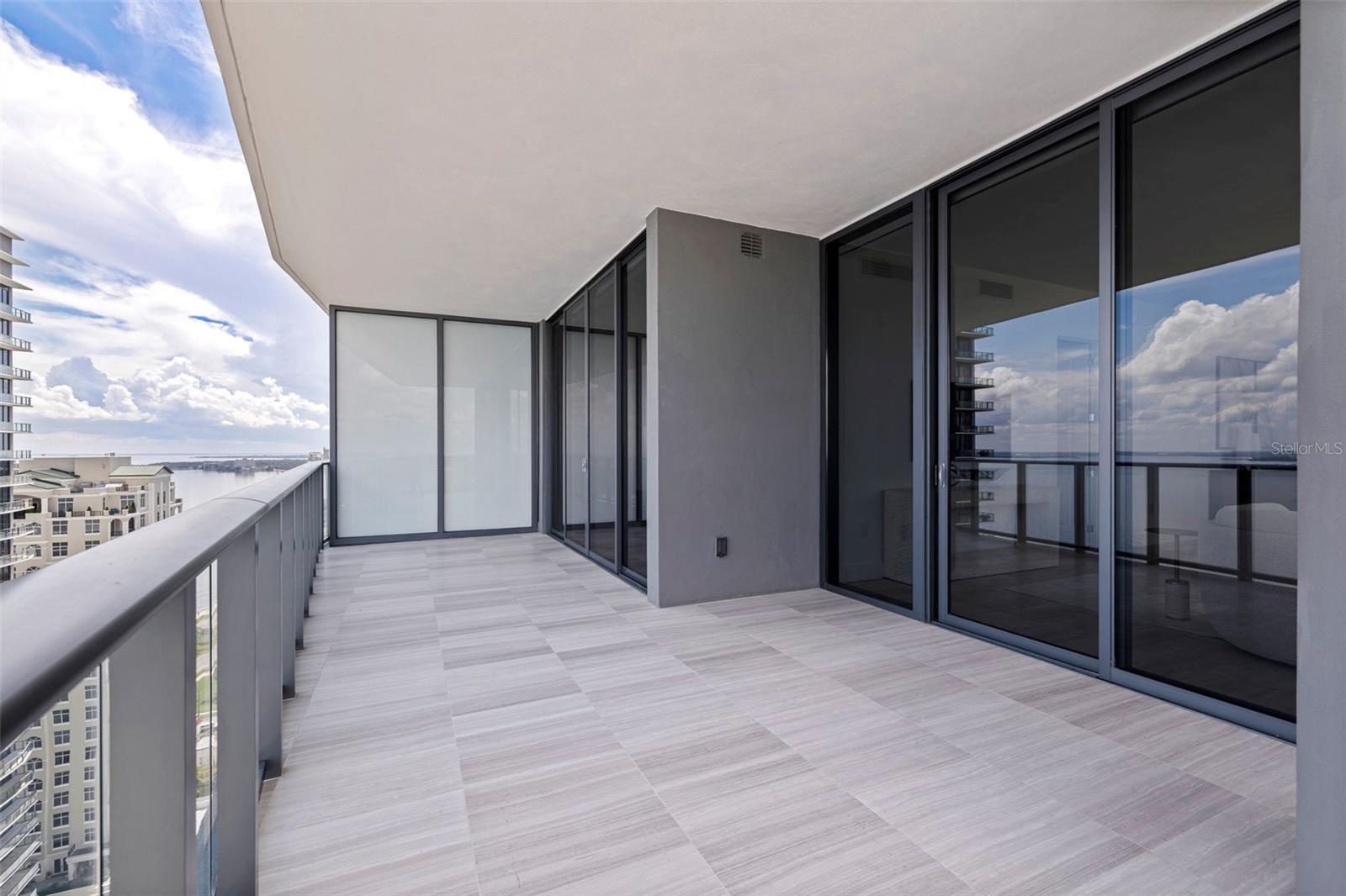 A sweeping private terrace designed for life above the city.