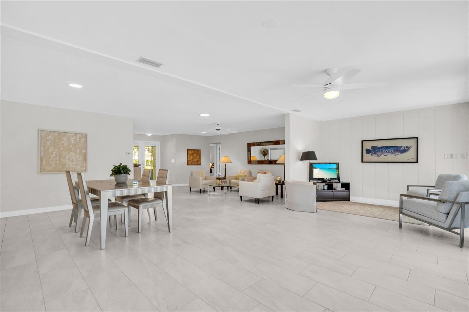 New open concept with wall removal & the flooring raised for more usable square footage~