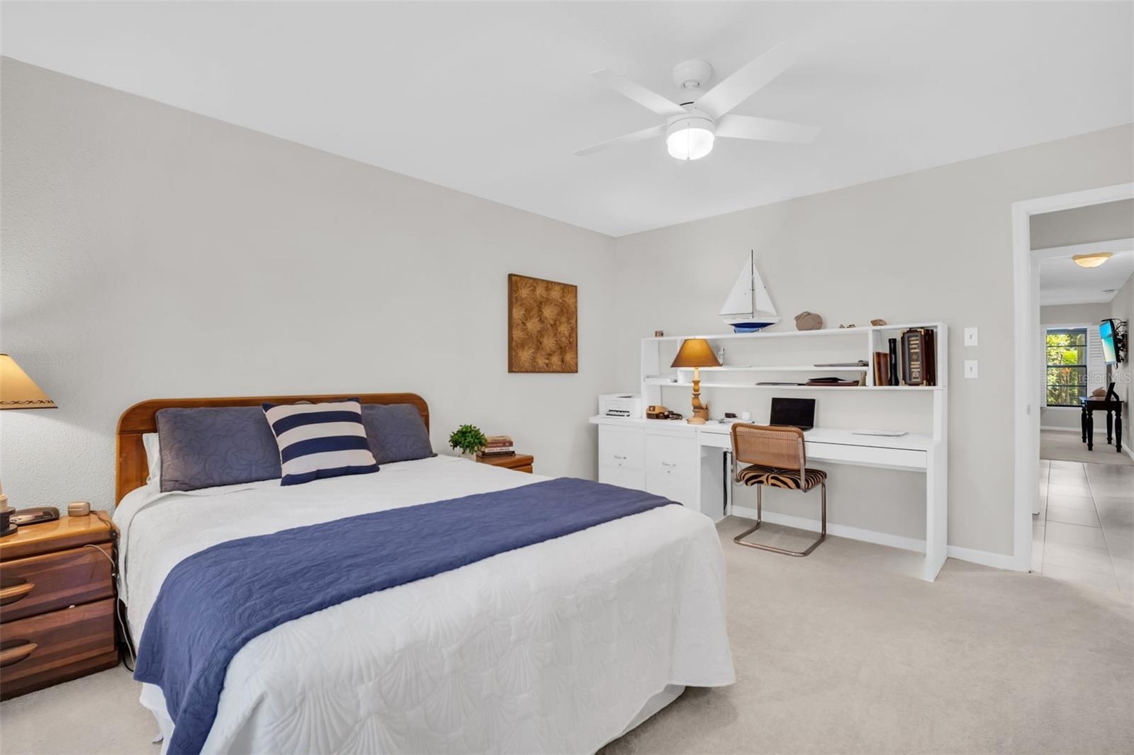 Convenient built-in closet as an office or craft space~