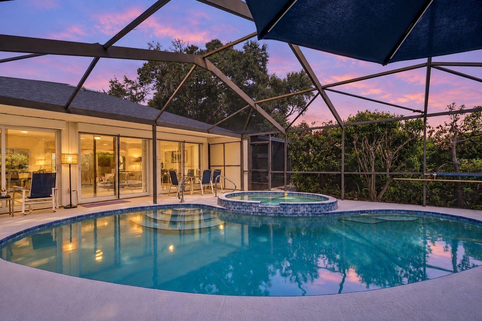 Imagine spending all your evenings here at home in paradise~