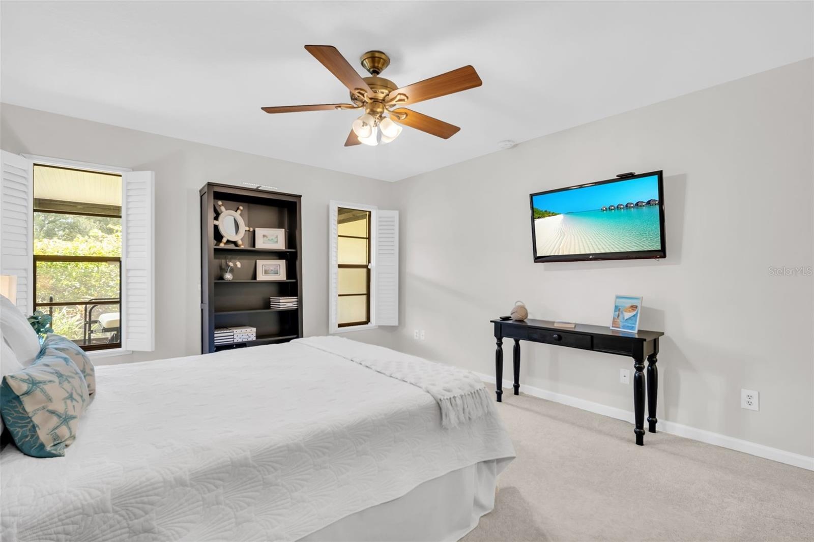 Tucked at the rear of the home offering private and peaceful pool views~