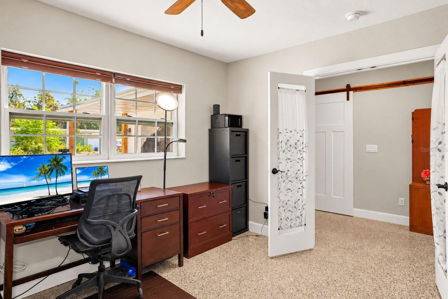 3rd bedroom currently being used as an office
