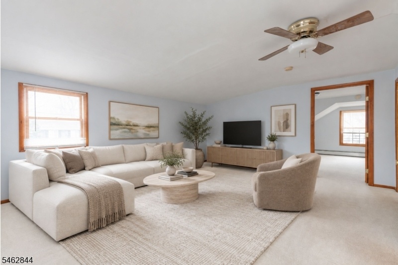 Virtually Staged Family Room