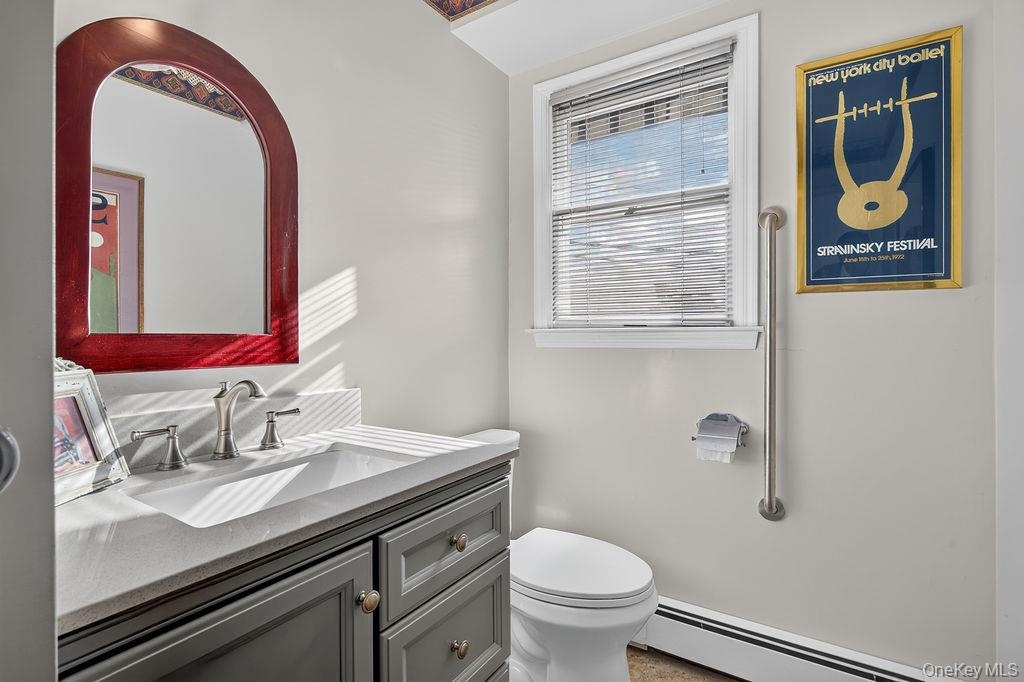 First floor half bath