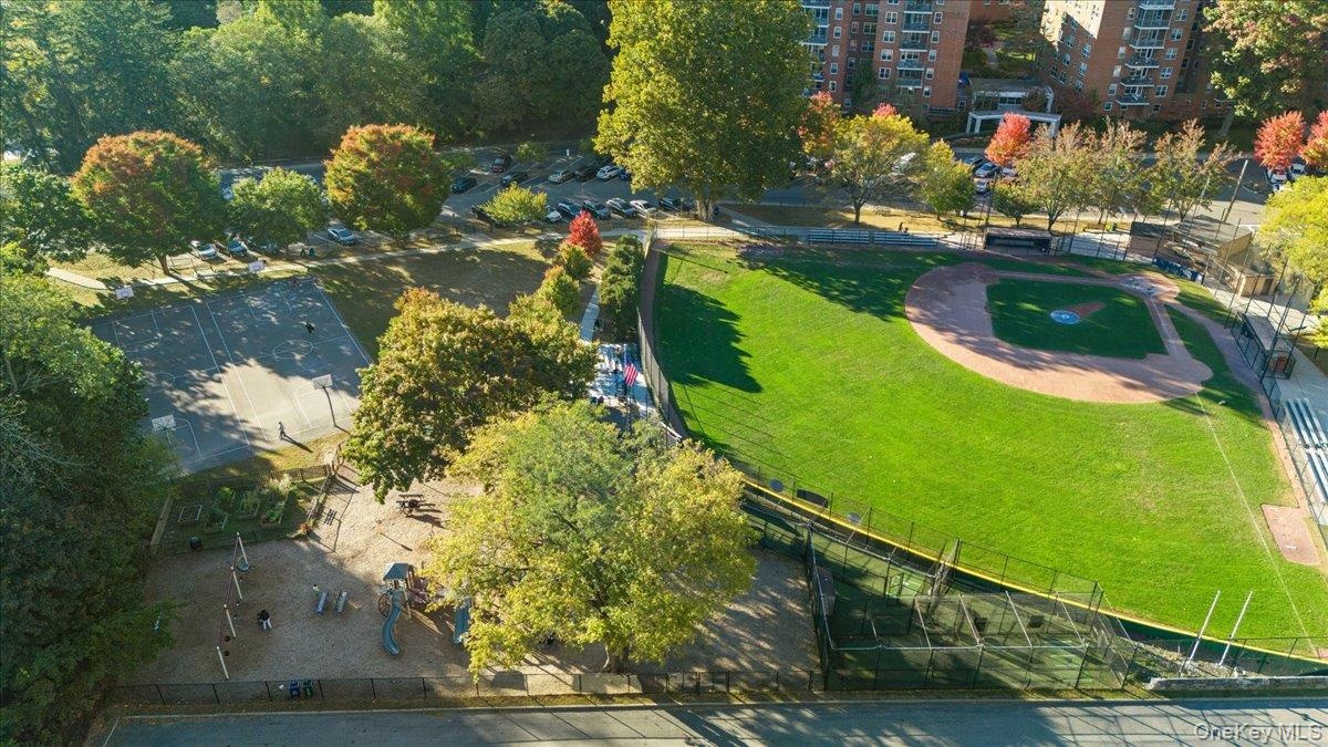 Nearby Garth Road Park w/ Baseball Field, Basketball Courts and Playground