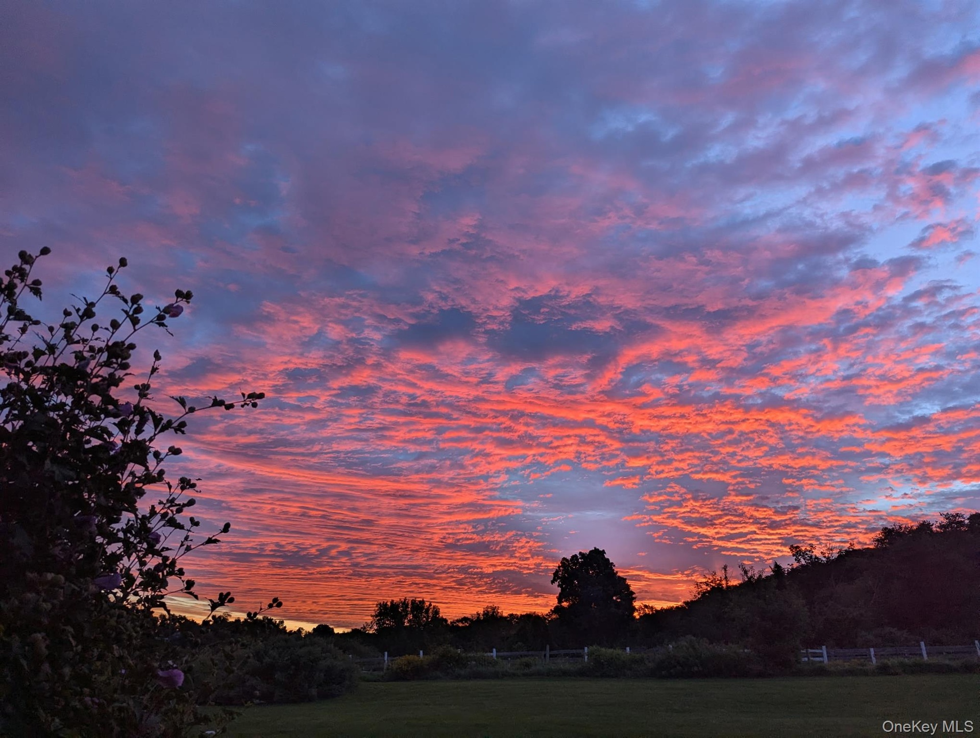 Another view of the sky overlooking this incredible property & home.