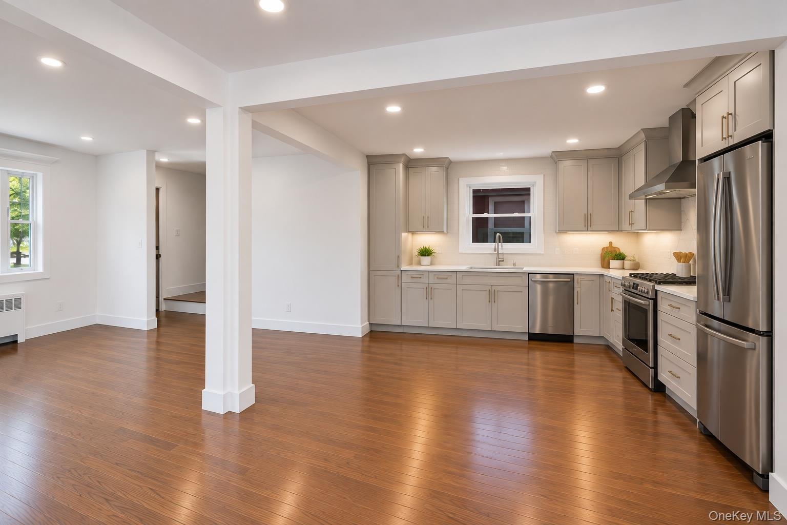 rendering of second kitchen. For example purposes.